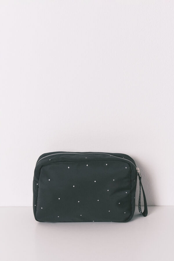 Women'secret Neceser mediano de nylon negro Moomin negro