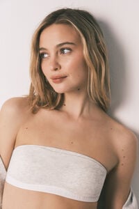 HI&BYE Brasier top bandeau gris