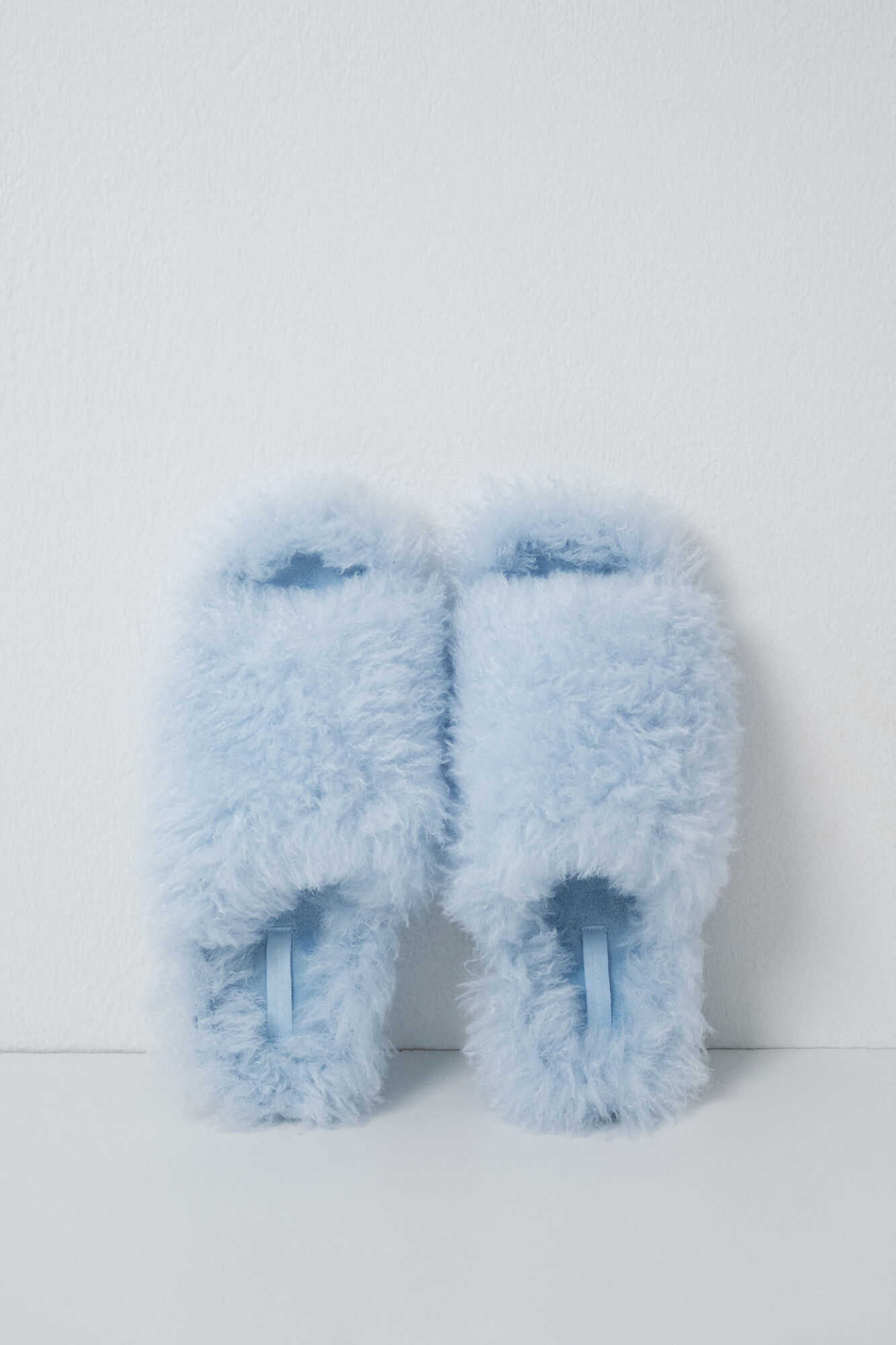 Women'secret Pantunflas de peluche azul