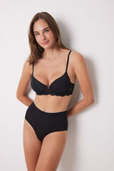 Womensecret Panty reductor alto negro negro