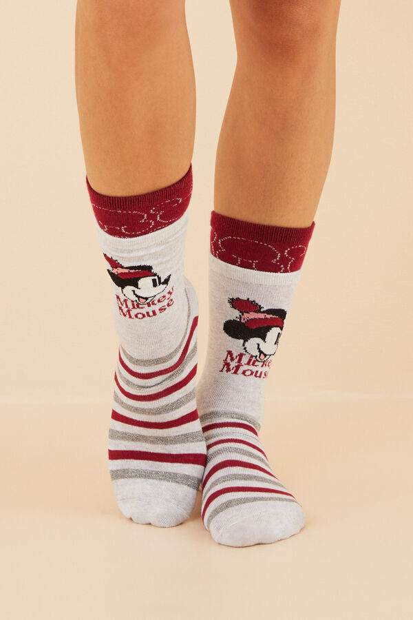 Womensecret Pack 6 calcetines Mickey Mouse estampado