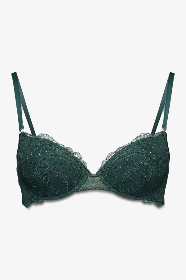 Women'secret BEAUTIFUL relleno de encaje verde