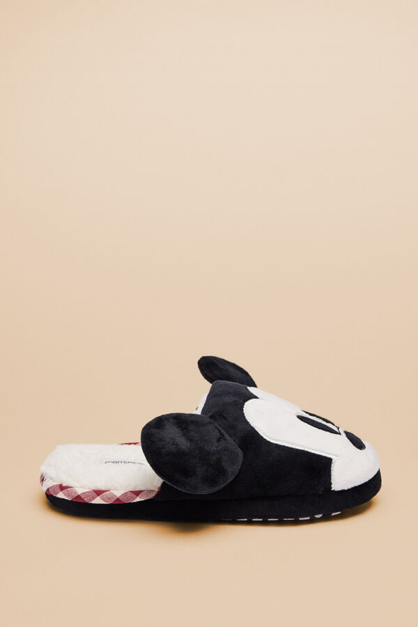 Womensecret Pantuflas Mickey Mouse 3D negro