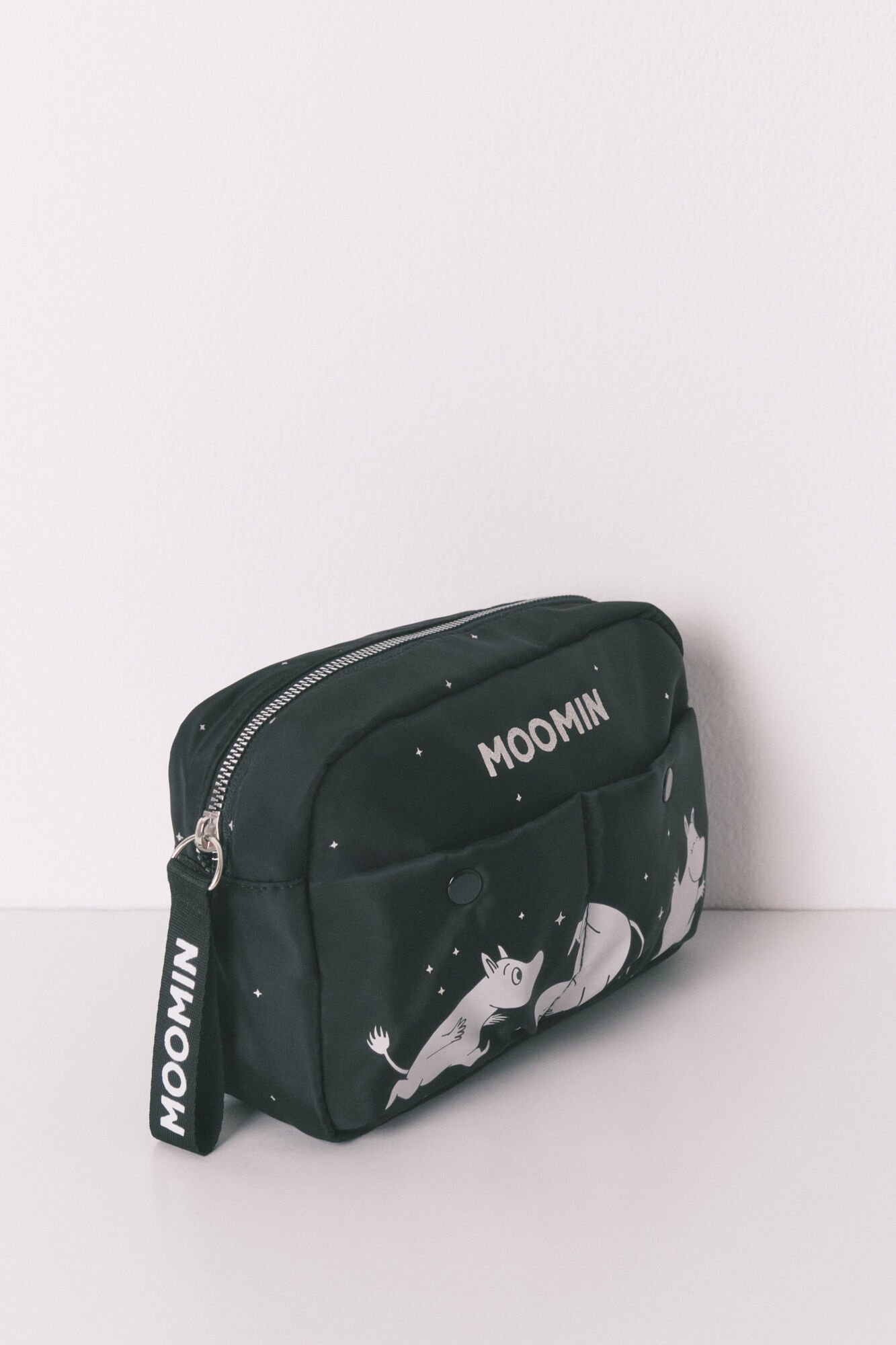 Women'secret Neceser mediano de nylon negro Moomin