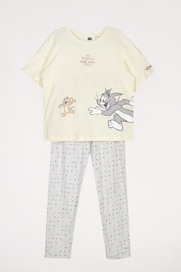 Womensecret Pijama 100% algodón Looney Tunes amarillo