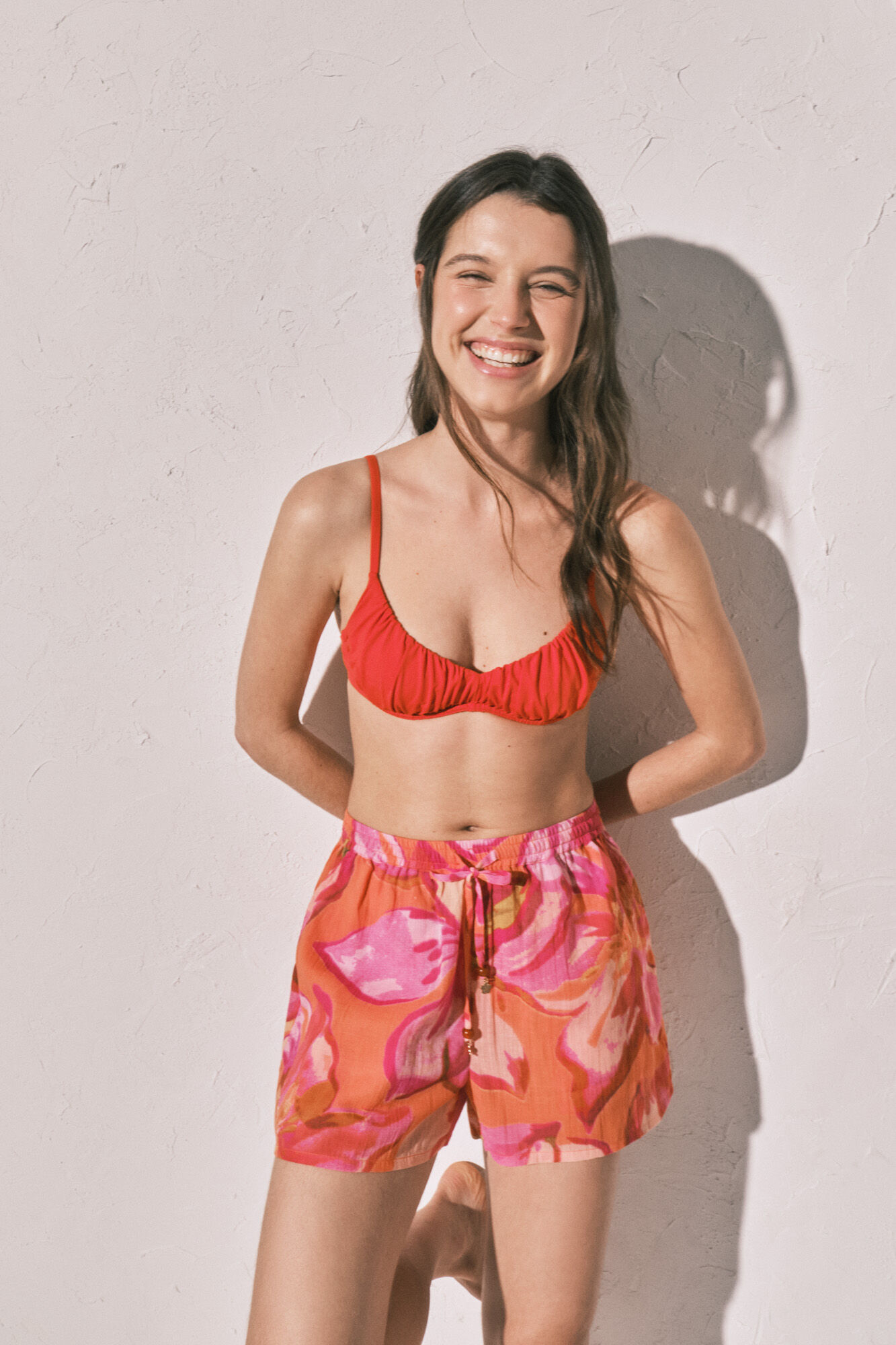 Women'secret Short estampado maxi floral