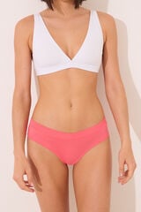 Womensecret Panty ancha brasileña en color coral coral