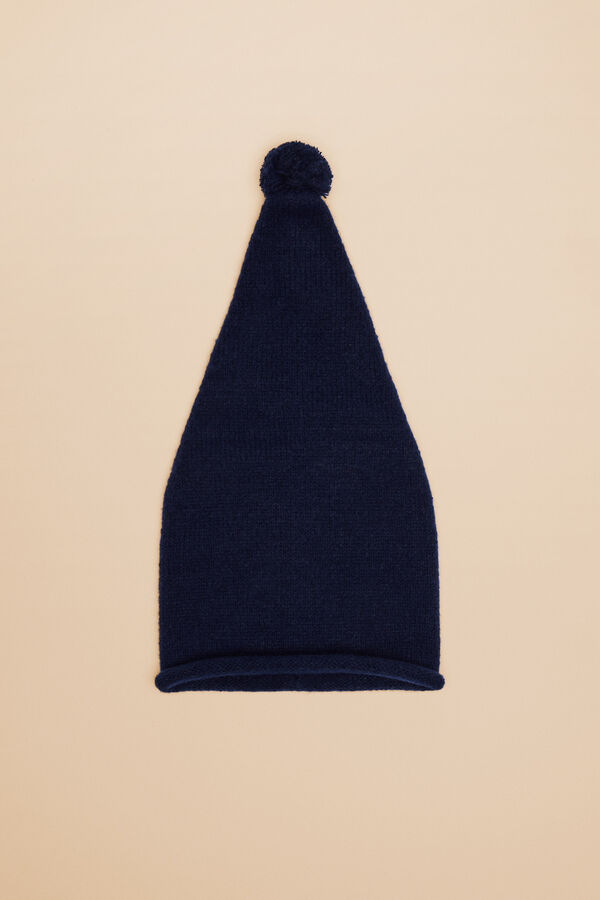 Womensecret Gorro con pompón azul