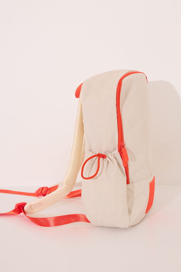 Womensecret Bolsa multiusos de nailon beige, bolsa café