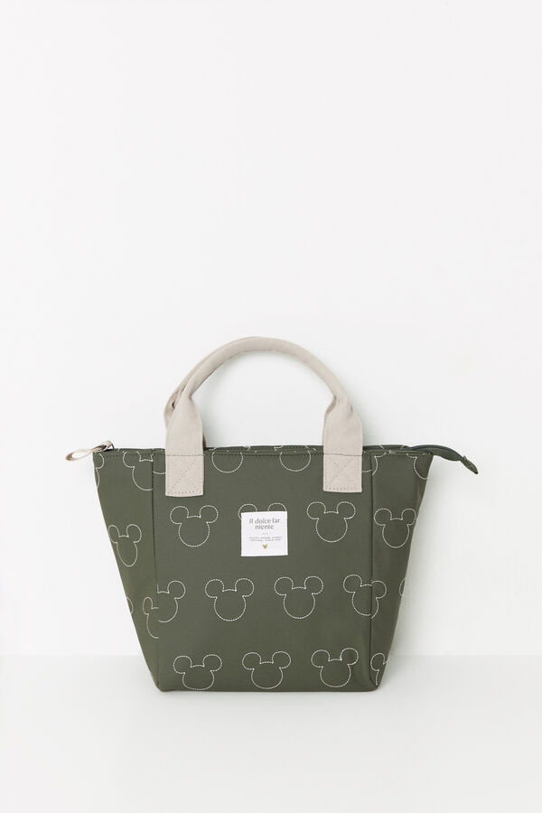 Womensecret Bolsa térmica para alimentos de Mickey Mouse kaki