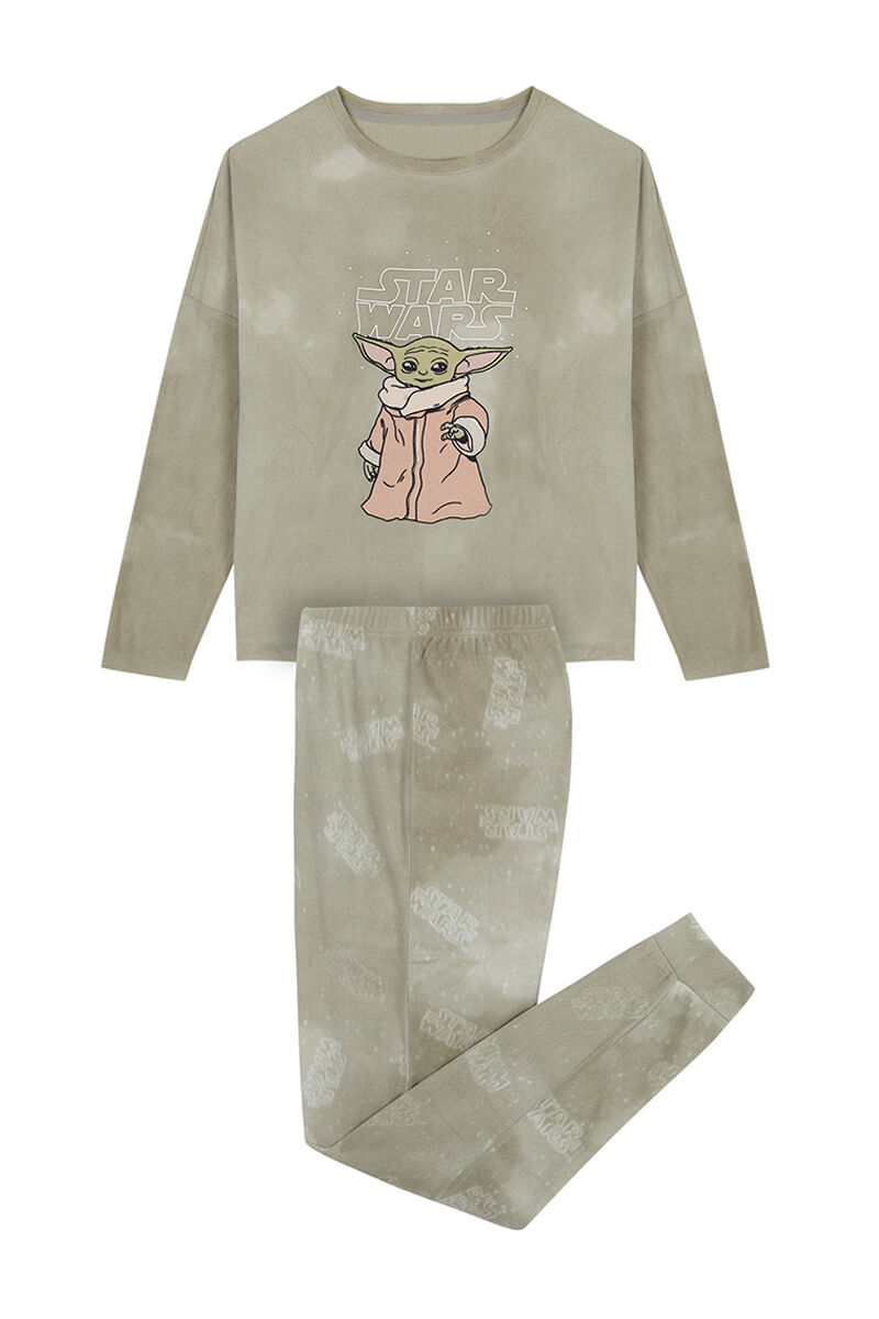 Pijama Star Wars polar verde kaki