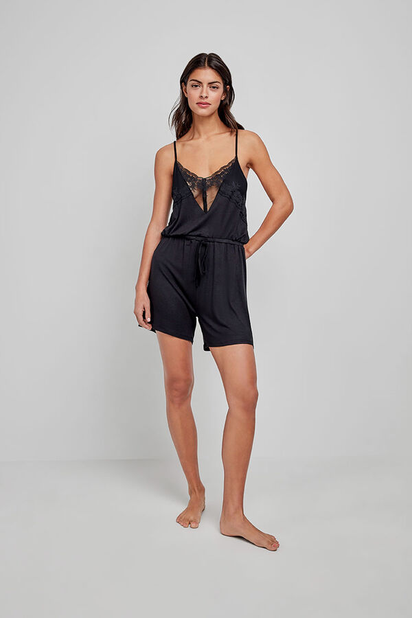 Gisela Encaje jumper negro