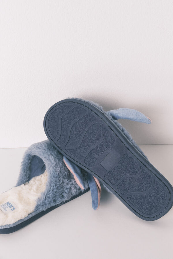 Women'secret Pantuflas para casa de punto 3D estampado