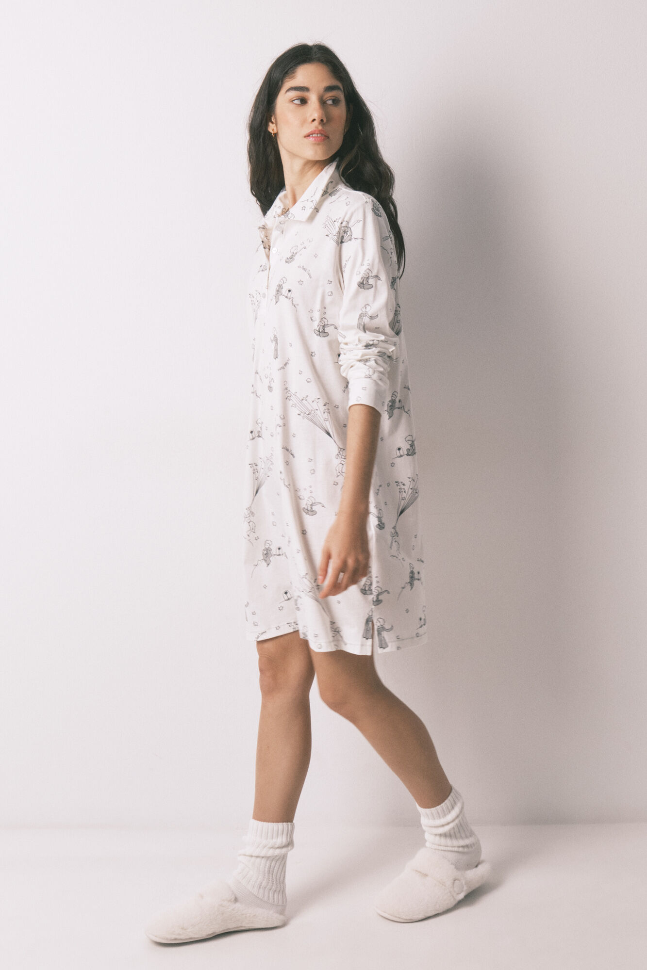 Women'secret Camis&oacute;n corto estampado El Principito de 100% algod&oacute;n