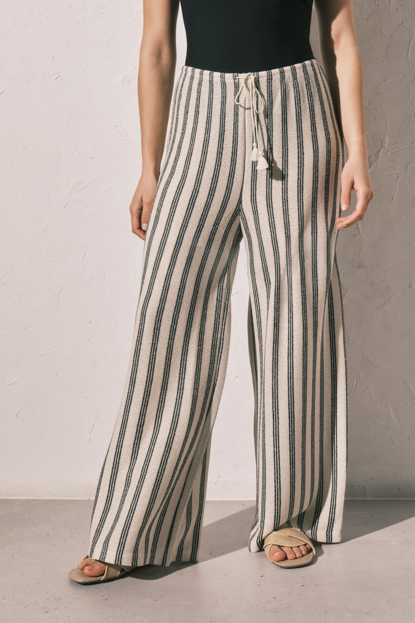 Women'secret Pantal&oacute;n largo de rayas