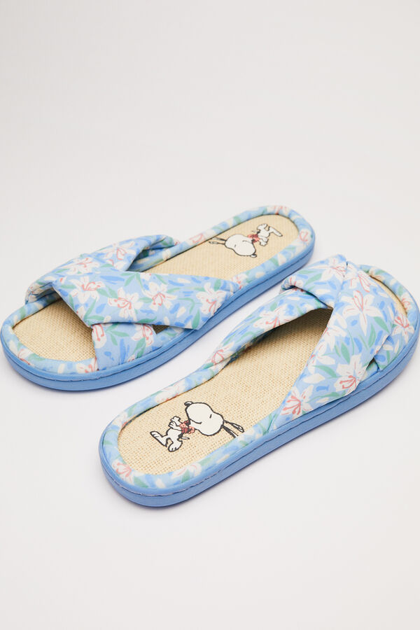 Womensecret Zapatillas casa lazada Snoopy estampado