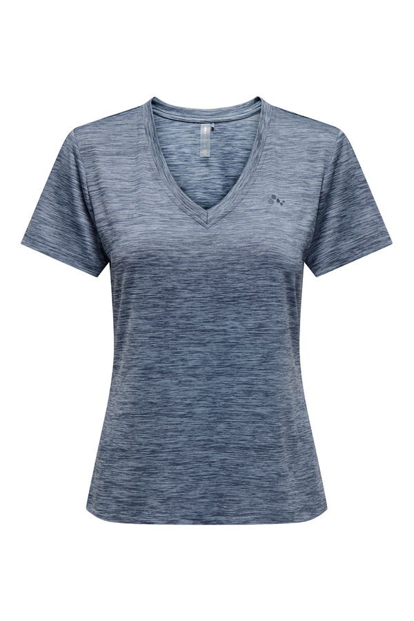 Only Play playera de manga corta con cuello azul