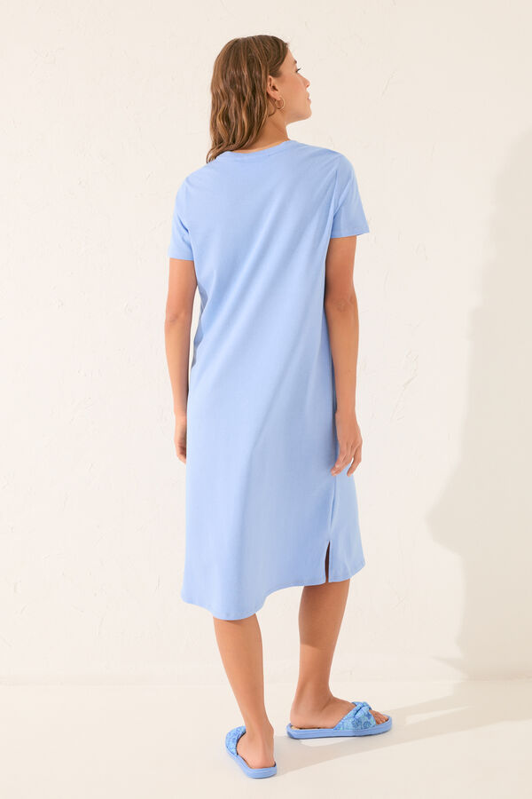 Womensecret Camisón largo azul