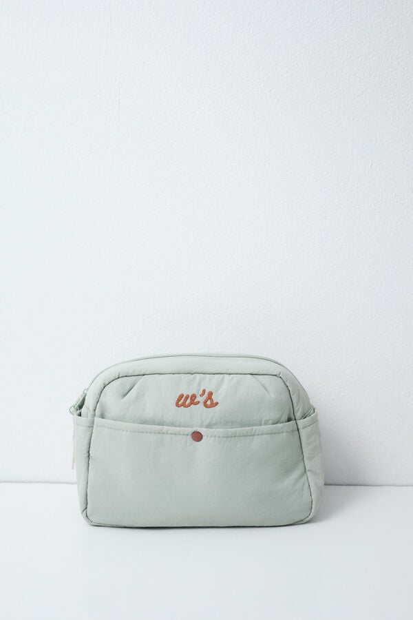 Women'secret Neceser mediano acolchado verde agua verde