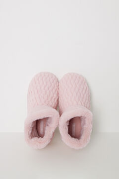 Womensecret Zapatillas casa bota La Vecina Rubia rosa
