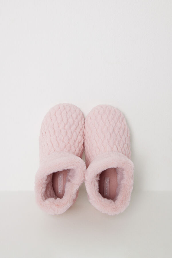 Womensecret Zapatillas casa bota La Vecina Rubia rosa