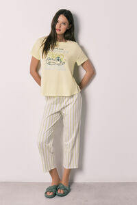 Women'secret Pijama capri de manga corta Stitch