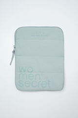 Women'secret Funda para tablet acolchada verde verde