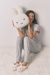Women'secret Cojín de borrego 3D Miffy marfil