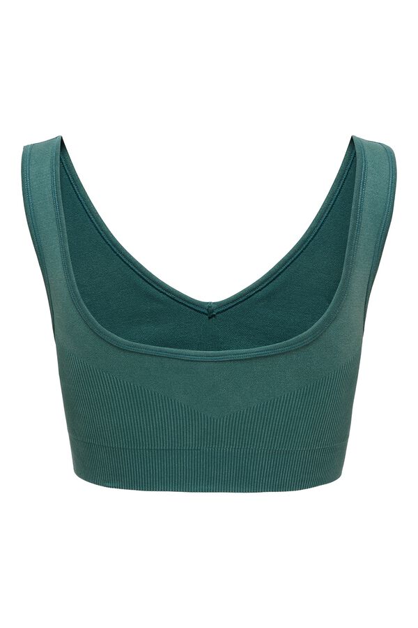 Only Play Brasier sin costuras verde