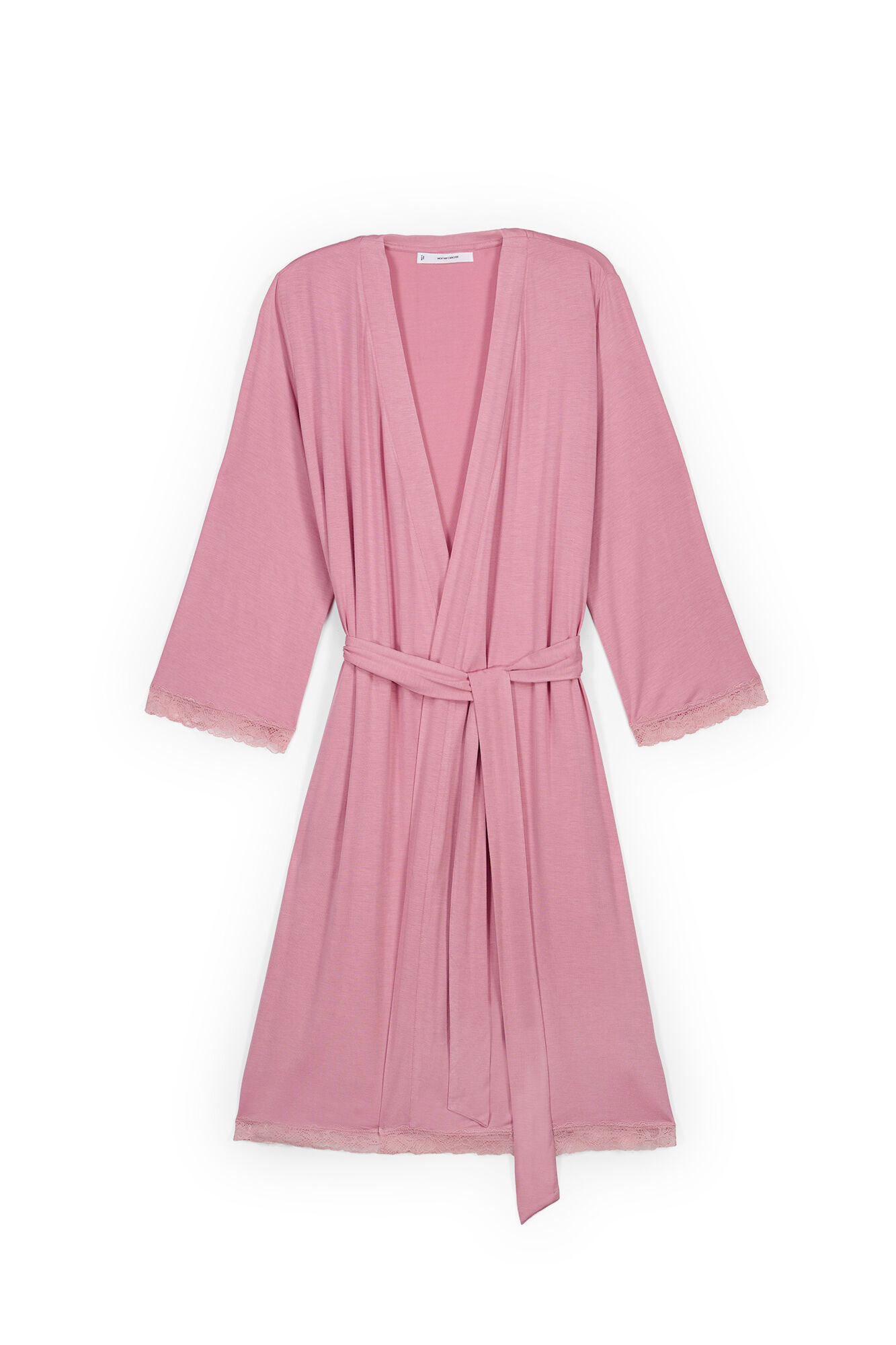 Women'secret Bata midi con cintur&oacute;n rosa