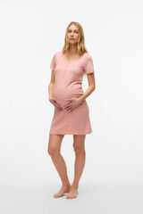 Mamalicious Camisón de premamá y lactancia rosa
