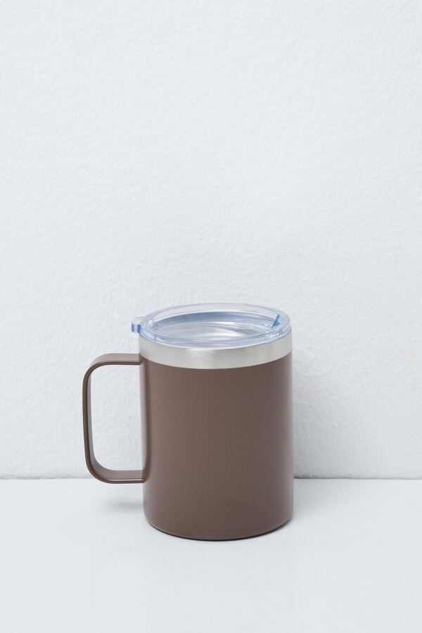 Women'secret Taza de acero inoxidable oso caf&eacute;