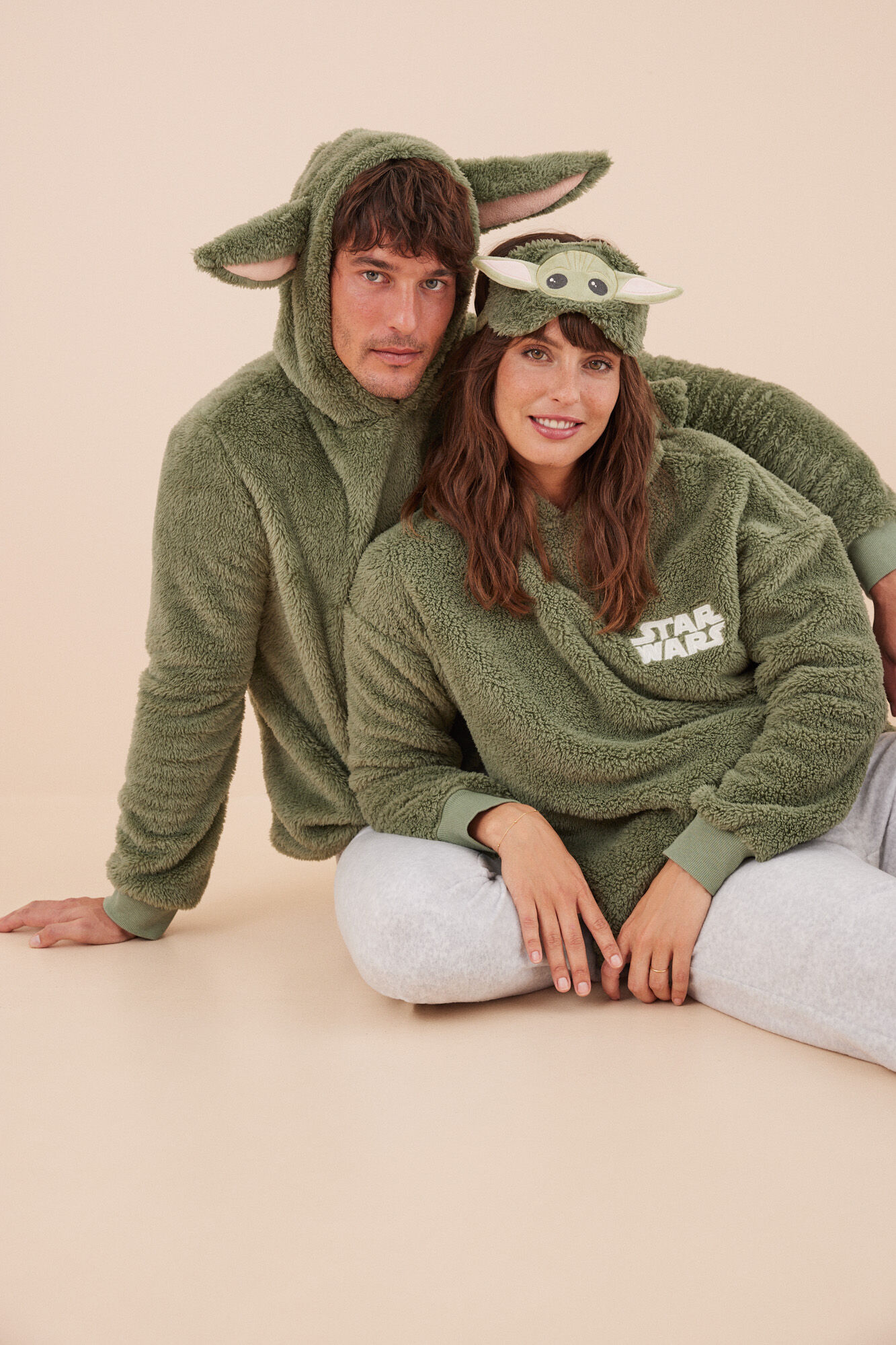 Pijama larga Star Wars capucha orejas Ropa de dormir y homewear de mujer WomenSecret MX