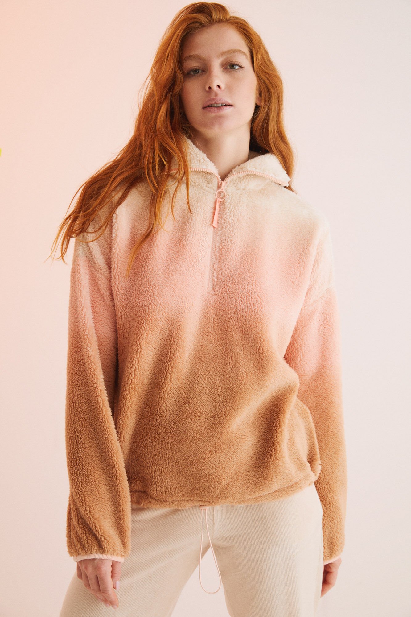 Sudadera con sales peluche