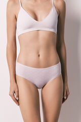 Women'secret Braga ancha brasile&ntilde;a estampado sello rosa rosa
