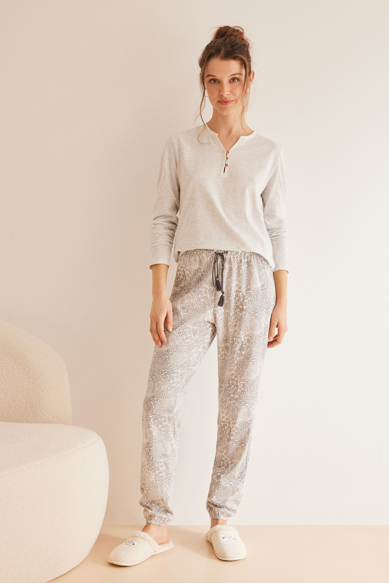 Pantalon 100 algodon mujer hotsell