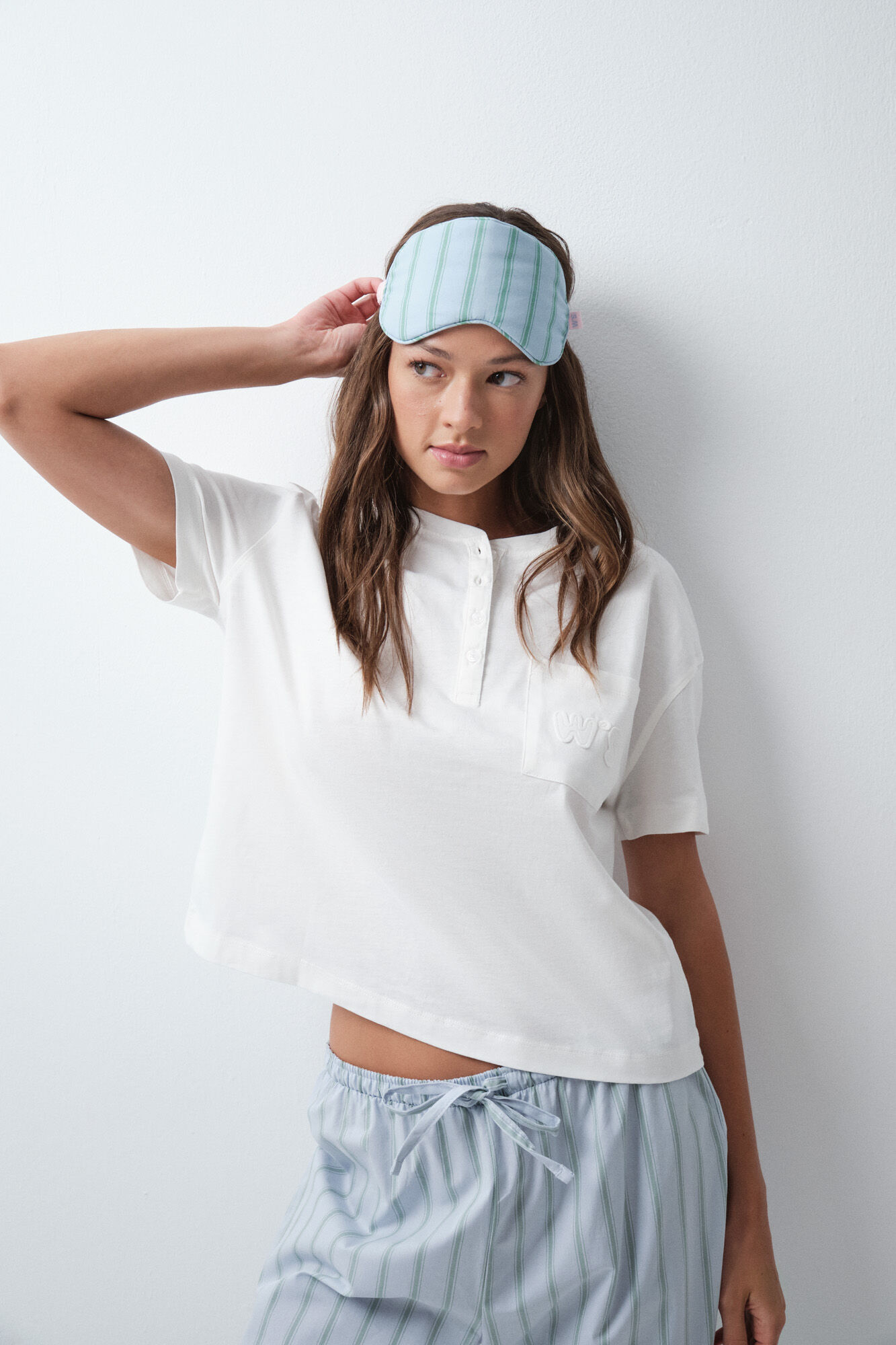 Women'secret Playera de algod&oacute;n blanca