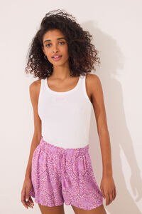 Womensecret Pantalón de viscosa con estampado boho  estampado