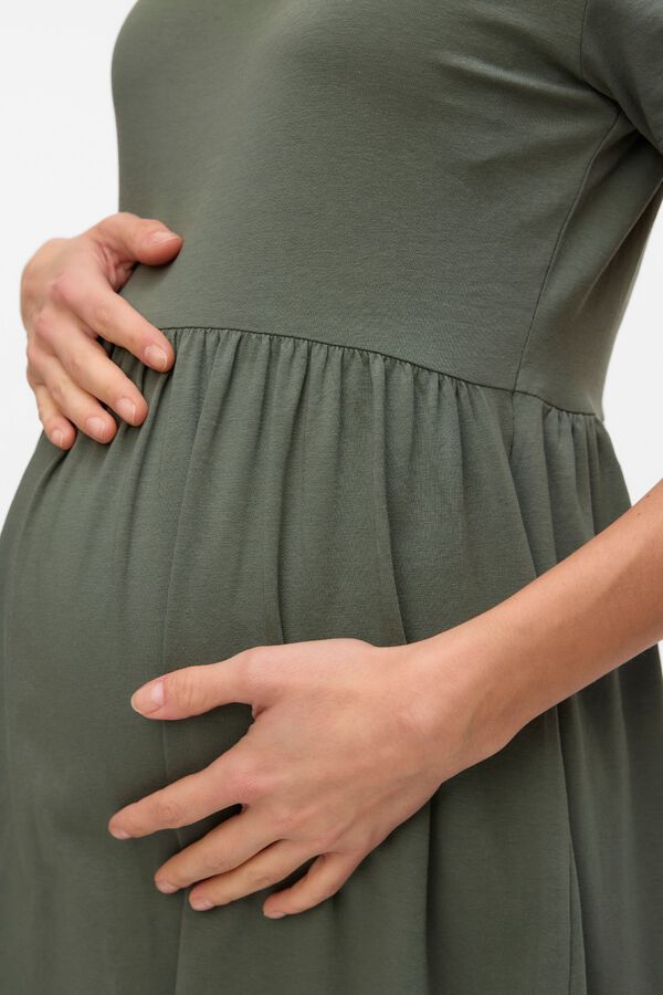 Mamalicious Vestido corto maternity verde