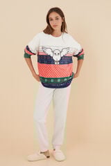 Womensecret Pijama larga polar Harry Potter estampado