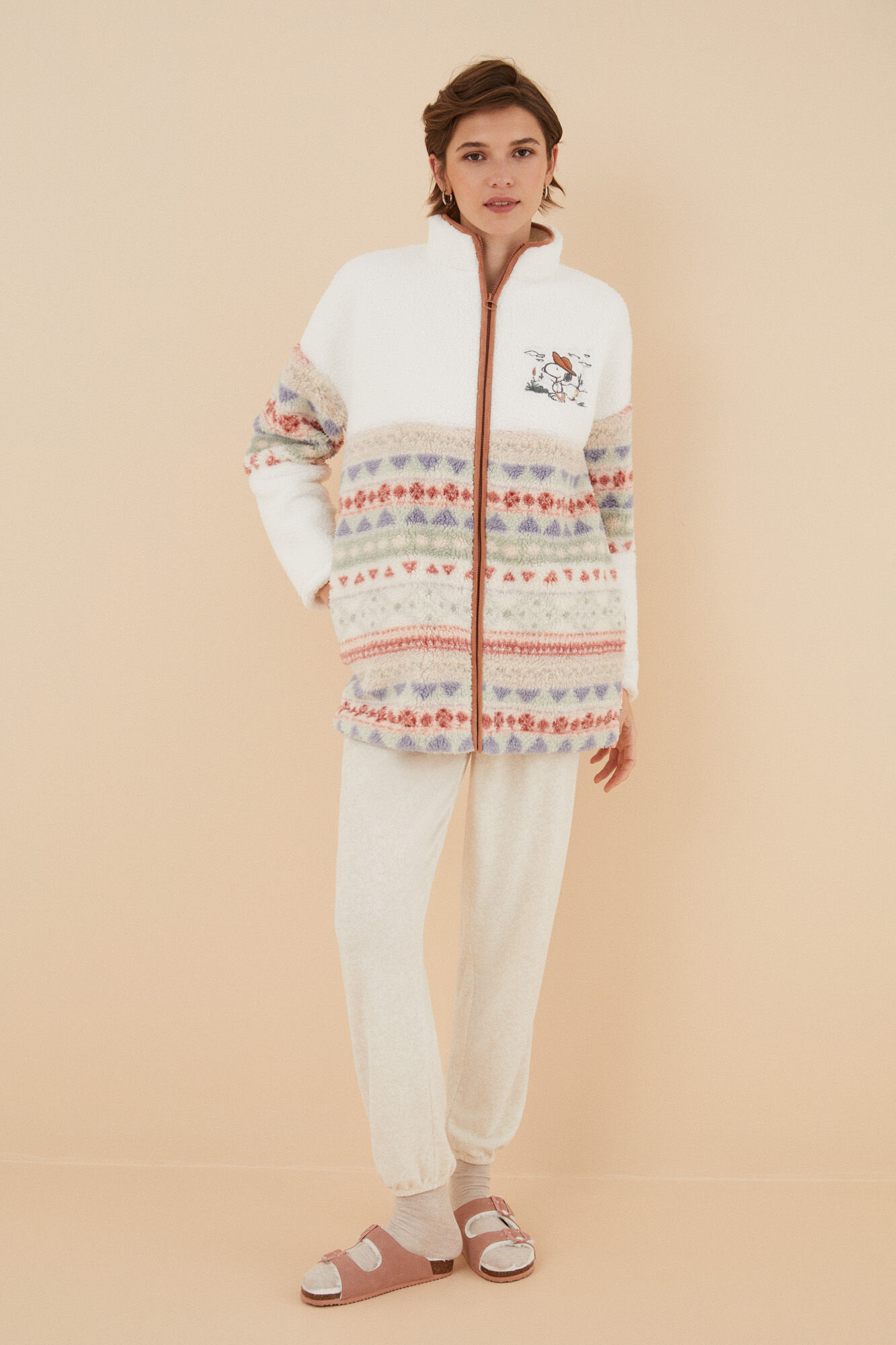 Bata corta borreguito Snoopy Ropa de dormir y homewear de mujer WomenSecret MX