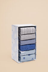 Womensecret Pack 6 calcetines estampados azul