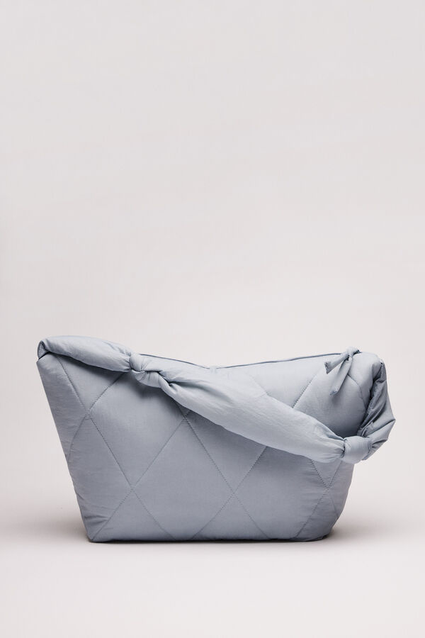 Womensecret Bolsa grande acolchada nylon verde