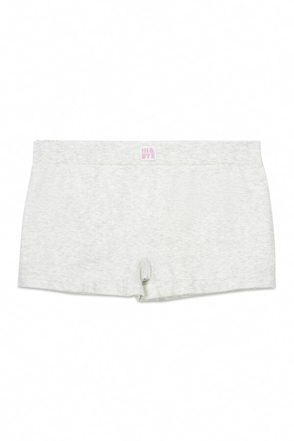 Womensecret Braga bóxer seamless gris gris