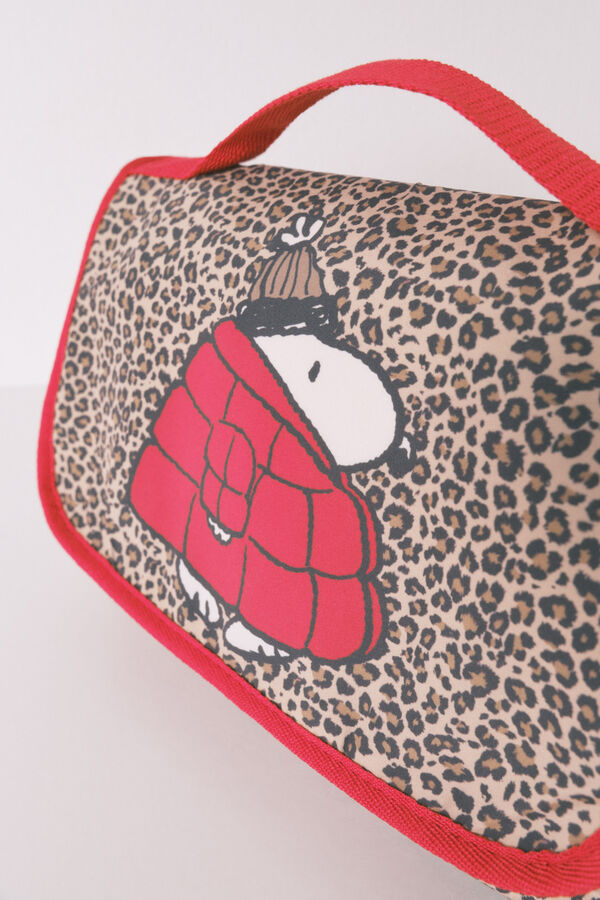 Women'secret Neceser mediano con percha con estampado animal de Snoopy  estampado