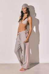 Women'secret Pantal&oacute;n largo estampado geom&eacute;trico estampado