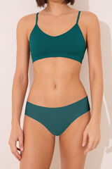 Womensecret Braga clásica Clean Cut encaje verde verde