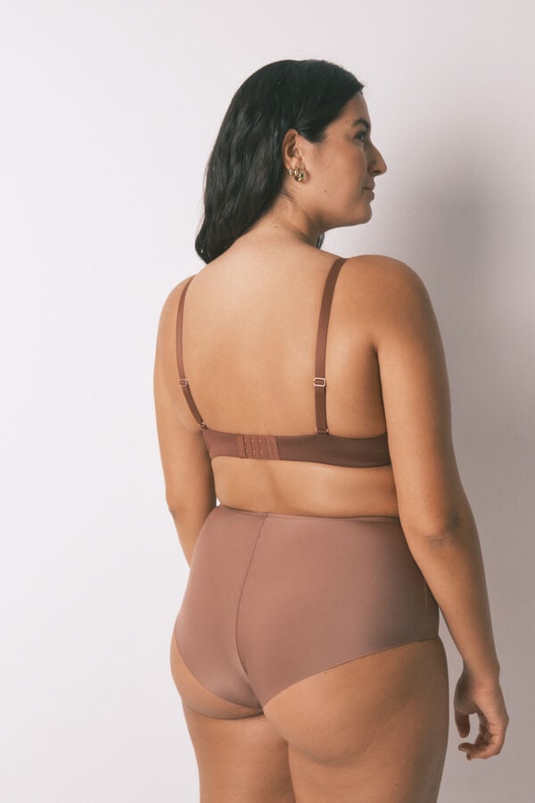 Women'secret BEAUTIFUL brasier clásica de encaje marrón café