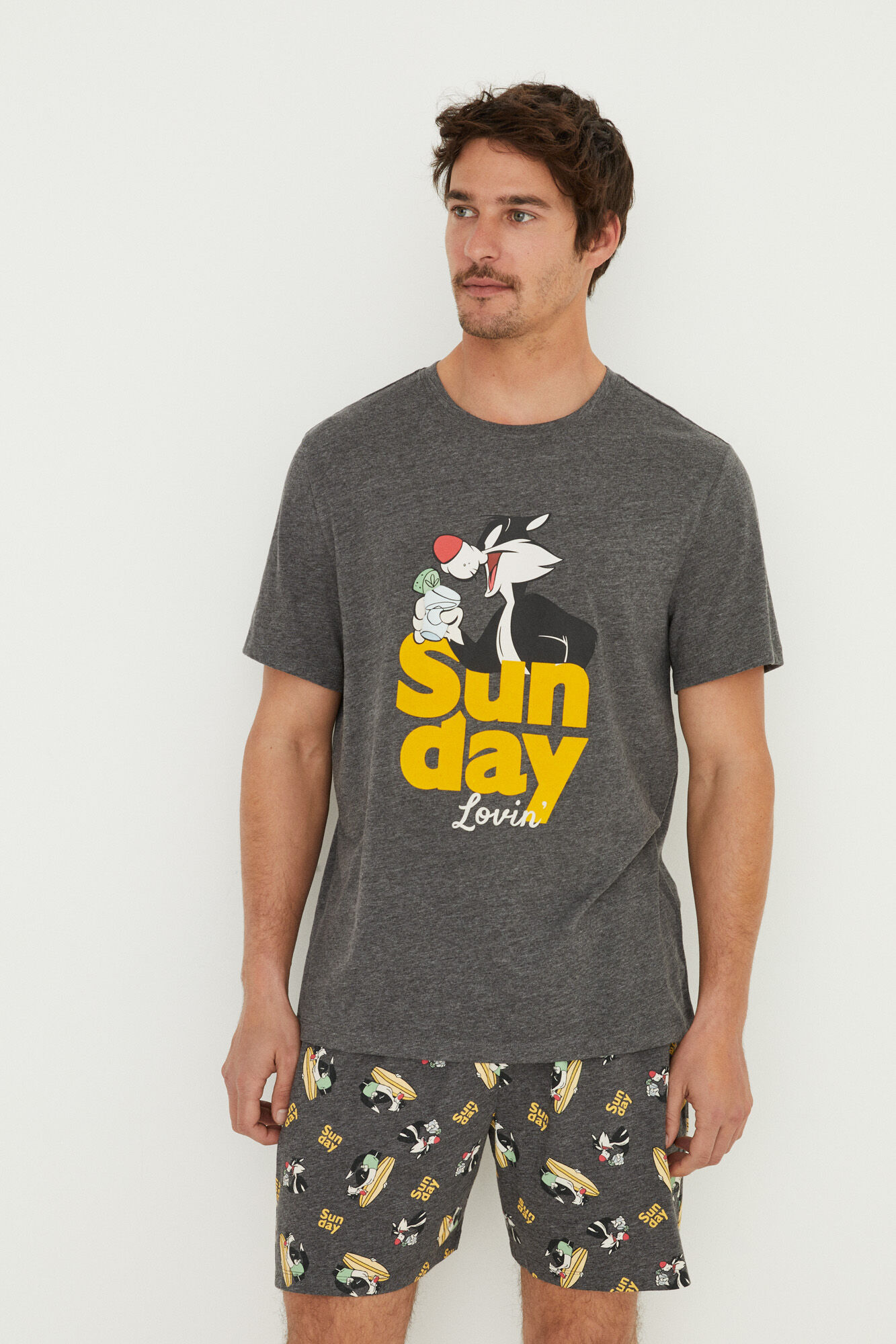 Pijama corto hombre Looney Tunes Ropa para hombre WomenSecret MX