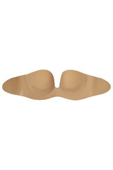 Ivette Bridal Sujetador adhesivo sin tirantes escote pronunciado beige